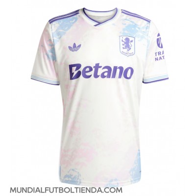 Camiseta Aston Villa Harvey Elliott #9 Tercera Equipación Replica 2025-26 mangas cortas Camiseta Aston Villa Harvey Elliott #9 Tercera Equipación Replica 2025-26 mangas cortas